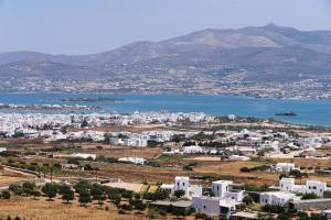 a view of a city and a body of water at Lagadia Village in Antiparos
