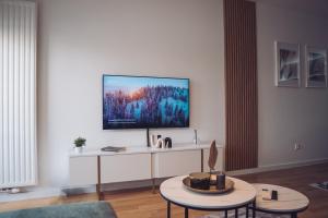 TV a/nebo společenská místnost v ubytování Anna's hill