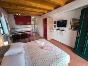 Postel nebo postele na pokoji v ubytování Apartment Leonarda
