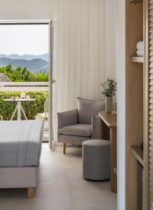 Balkón nebo terasa v ubytování Oniro Skiathos