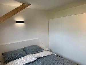 Postel nebo postele na pokoji v ubytování Lucie Nouzová - ubytování v soukromí