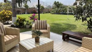 Zahrada ubytování Villa La Chiquita - Privacidad para tu Grupo en Tres Encantadores Departamentos + 20 fotografií