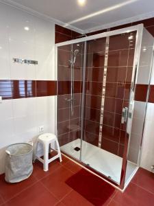 A bathroom at Apartamentos El Conde