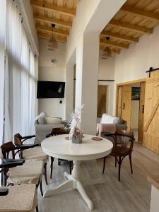 Χώρος καθιστικού στο Apartmány Ľadovo