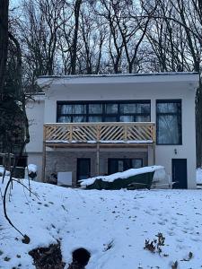 Το Apartmány Ľadovo τον χειμώνα