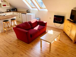 TV a/nebo společenská místnost v ubytování Clairhouse Accommodation