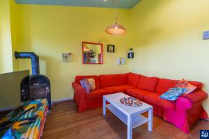 Istumisnurk majutusasutuses Apartman Iva