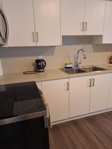 Cucina o angolo cottura di Two Bedroom Serenity with AC- Complimentary Welcome Treats