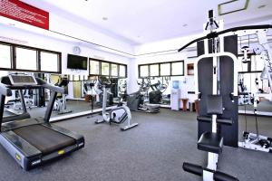 Das Fitnesscenter und/oder die Fitnesseinrichtungen in der Unterkunft Fiji Gateway Hotel