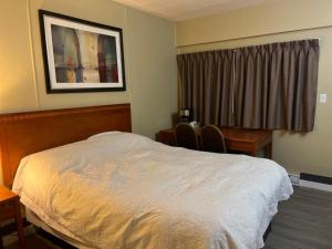 Letto o letti in una camera di Schell Motel