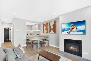 Χώρος καθιστικού στο Alto 502 - Mount Buller Apartment