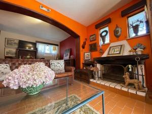 Χώρος καθιστικού στο Casa da Serra - Gerês