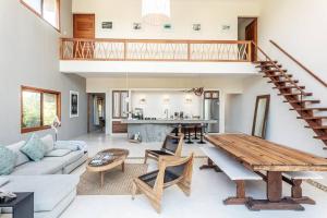 Posezení v ubytování Impresionante villa en Holbox