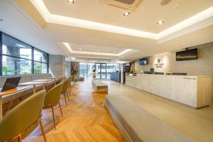 TV a/nebo společenská místnost v ubytování Haeundae The Van Hotel