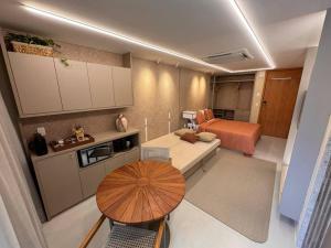 Nhà bếp/bếp nhỏ tại Studio Premium - Beira Mar - Pé na Areia - Praia dos Carneiros +19 ảnh