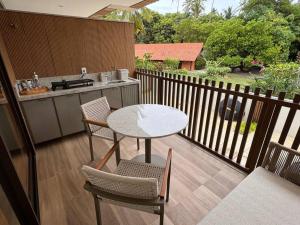 Nhà bếp/bếp nhỏ tại Studio Premium - Beira Mar - Pé na Areia - Praia dos Carneiros