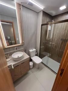 Phòng tắm tại Studio Premium - Beira Mar - Pé na Areia - Praia dos Carneiros