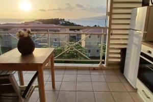 Balcó o terrassa a Studio vue mer panoramique, Les trois ilets Anse Mitan