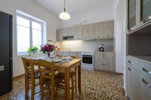 Kuchyň nebo kuchyňský kout v ubytování Chrysanthi Apartments Kardamili