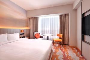 Postel nebo postele na pokoji v ubytování Miyako Hotel Yokkaichi + 37 fotografií