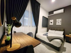 Χώρος καθιστικού στο KLIA Nilai Youth City Residence, 2 Bedroom Fully Air-Con SUITE