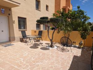 Patio alebo iná vonkajšia časť ubytovania Casa Felicitas