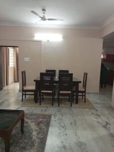 a dining room with a table and chairs at Luxury 9BHK AC Entire Building for families in Hyd in Hyderabad