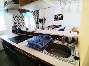 Una cocina o cocineta en La longue vue