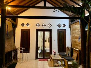 Posezení v ubytování Zoé Bungalows
