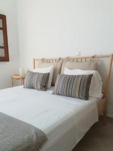 Posteľ alebo postele v izbe v ubytovaní private beachfront house