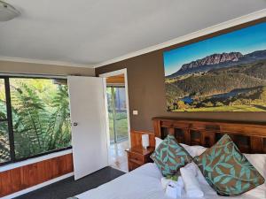 Nespecifikovaný výhled na hory nebo výhled na hory při pohledu z bed and breakfast