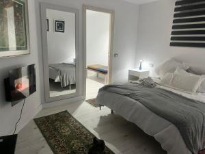 A bed or beds in a room at Loft la Matanza