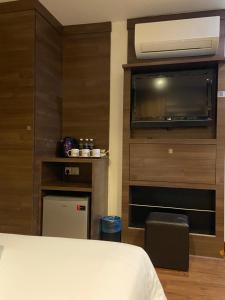 Kuchyň nebo kuchyňský kout v ubytování Frenz Hotel Kuala Lumpur