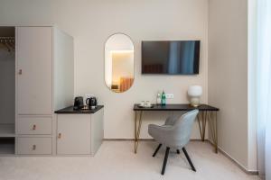 Köök või kööginurk majutusasutuses PAPPAS hotel&studio
