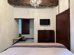 TV a/nebo společenská místnost v ubytování MontalciNest