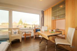 Χώρος καθιστικού στο Haus Elbe Döse Wohnung 16