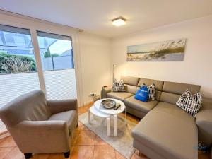 Posezení v ubytování Ferienhaus Seepferdchen Duhnen