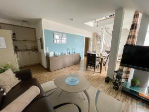 ครัวหรือมุมครัวของ Residenz Hohe Lith Wohnung 34 Haus 3