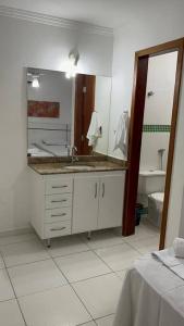 Koupelna v ubytování Casa aconchegante