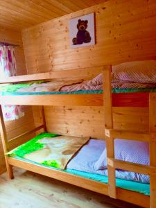 Palanda nebo palandy na pokoji v ubytování Domki w Rusinowie u Gosi