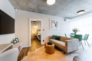 A seating area at H75 Apartments Kosice Centre