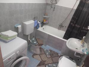 Koupelna v ubytování Apartman Andrija + 5 fotografií