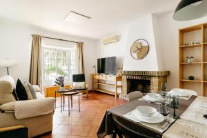 TV a/nebo společenská místnost v ubytování Fabiana