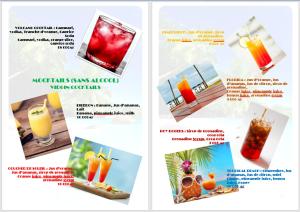 Boissons dans l'établissement Ô Bleu Azur