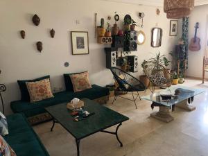Appartement de Charme Avec Vue Sur Mer休息區