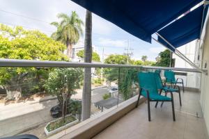 Balkón nebo terasa v ubytování Hotel Bahia Cartagena