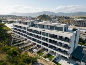 an aerial view of a large white building at Luxury Apartment Skyline in Split