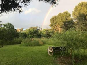 Zahrada ubytování ChezMathilde à LIMOUX