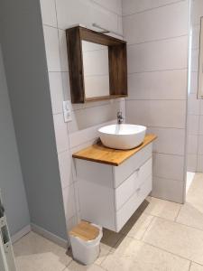 Ένα μπάνιο στο Appartement La pierre de bresse