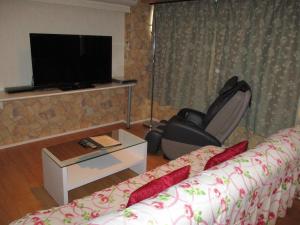 TV a/nebo společenská místnost v ubytování Town Hotel 41